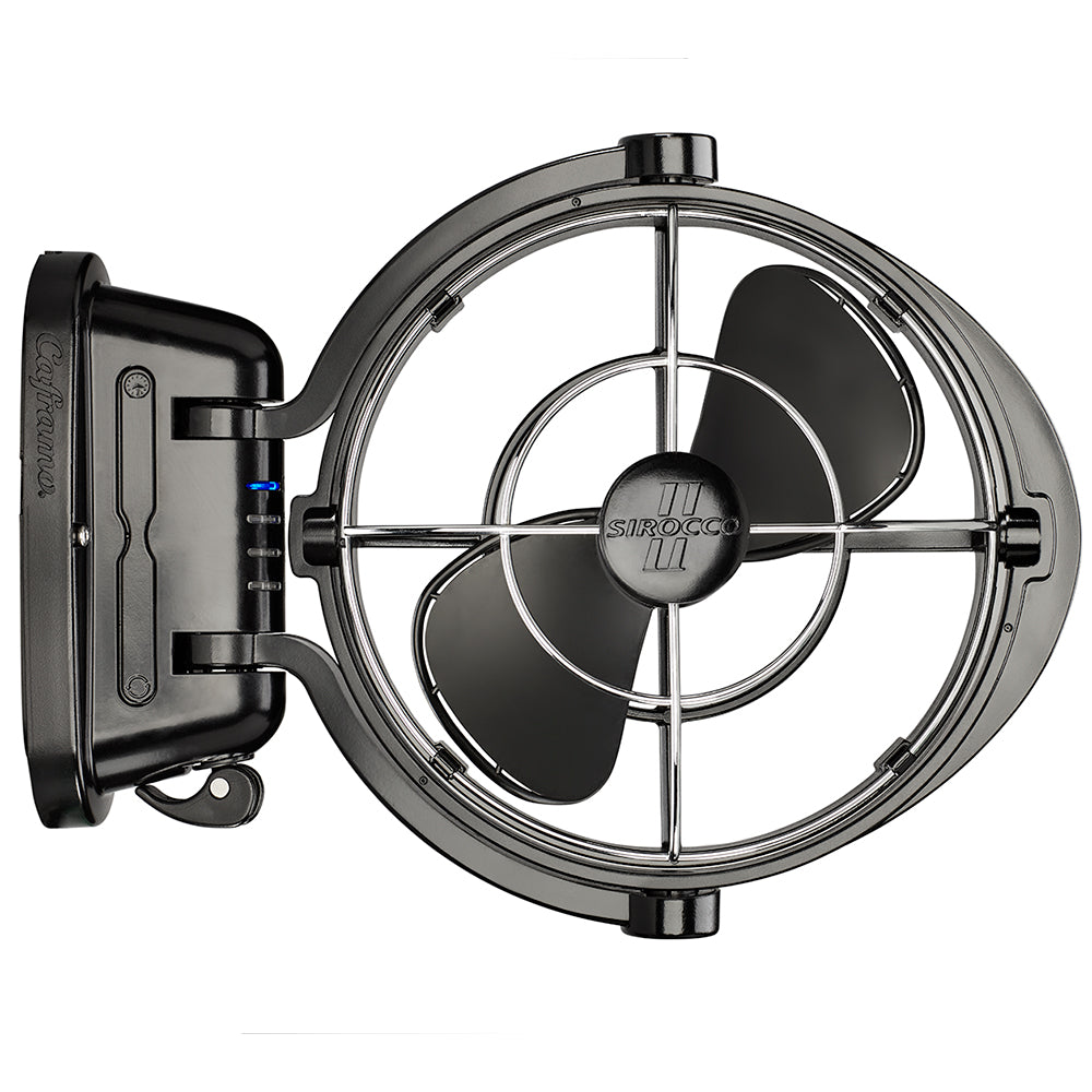 Seekr By Caframo Sirocco Ii 3speed 7 Gimbal Fan Black 1224v 7010cabbx 