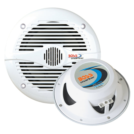 Boss Audio MR50 5.25" Round Speakers - White - Pair [MR50]