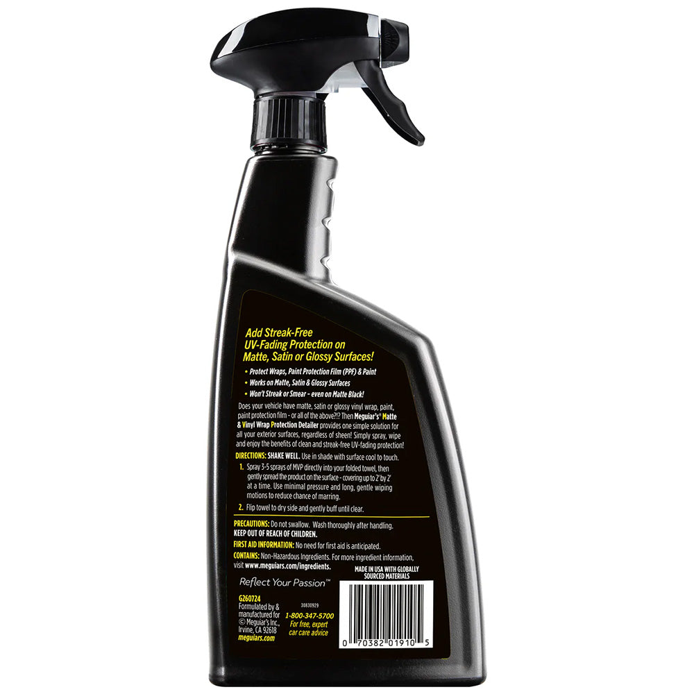 Meguiar's MVP Detailer Matte  Vinyl Wrap Protection - 24oz [G260724]