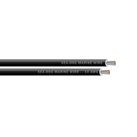 Sea-Dog 10 AWG Black Primary Wire - 250' [8010014]
