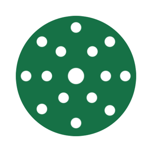 RUPES PROCUT Film Abrasive Discs 150mm (6") - 15 Holes - P800 Grit *Box of 50pcs [9.45FD800]