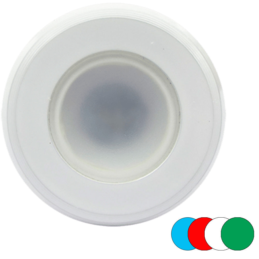 Shadow-Caster Full Color Dimmable Shadow Net Enabled White Powder Coat Finish Down Light [SCM-DL-CC-WH]