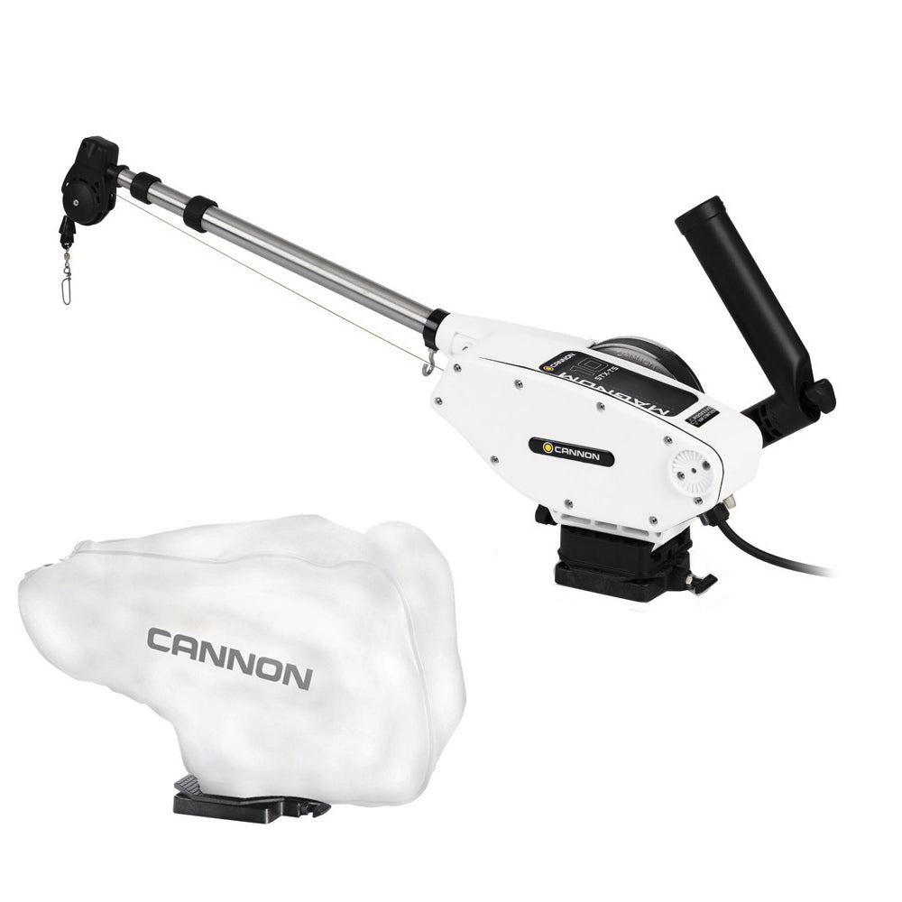 Cannon Magnum 10 STX-TS Downrigger w/White Cover [1902310/WHTCOVER]